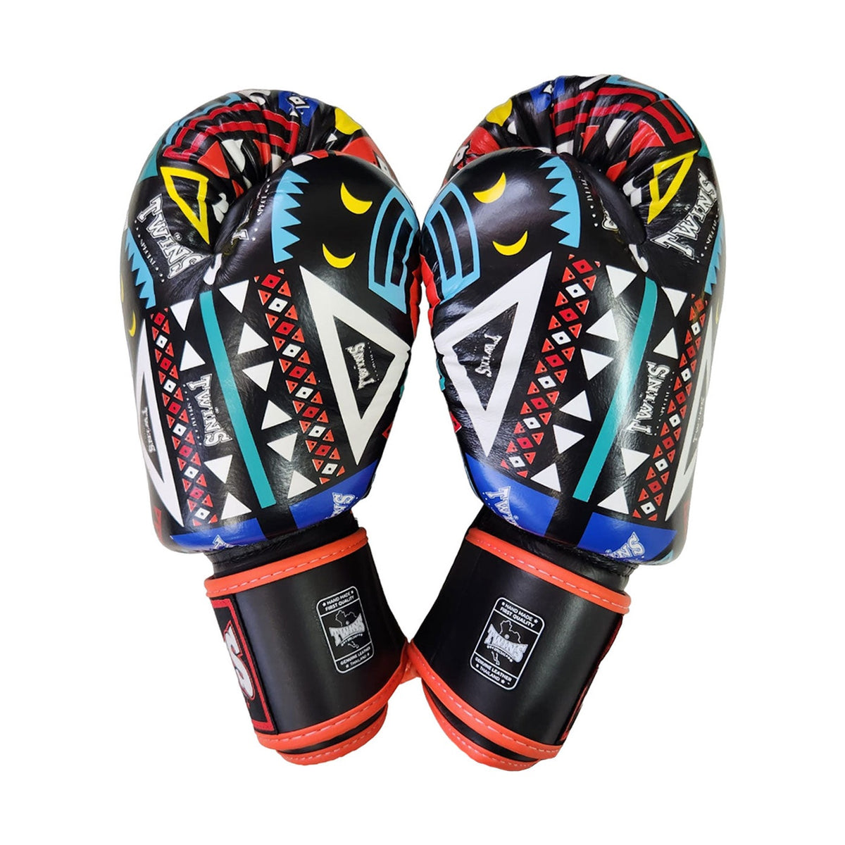 Twins Special FBGV-57 Fancy Boxing Gloves, Black, view 5