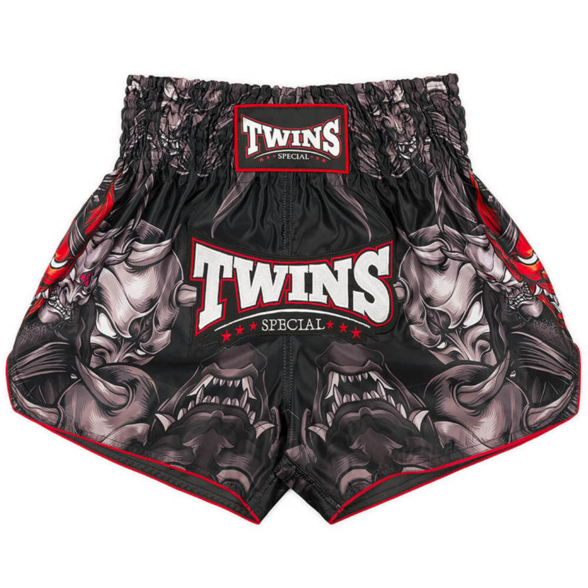 Shorts Muay Thai Style Twins Special TBS Kabuki Black