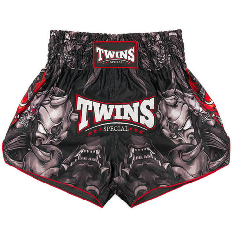 Shorts Muay Thai Style Twins Special TBS Kabuki Black