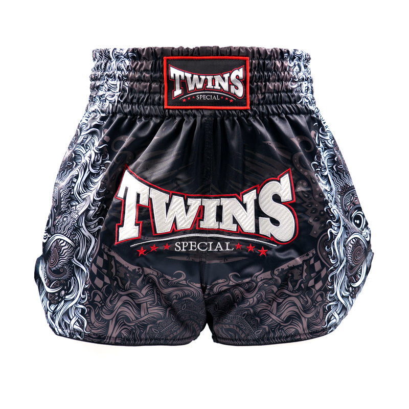 Shorts Muay Thai Style Twins Special TBS Rangda Black