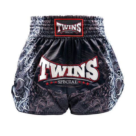 Shorts Muay Thai Style Twins Special TBS Rangda Black