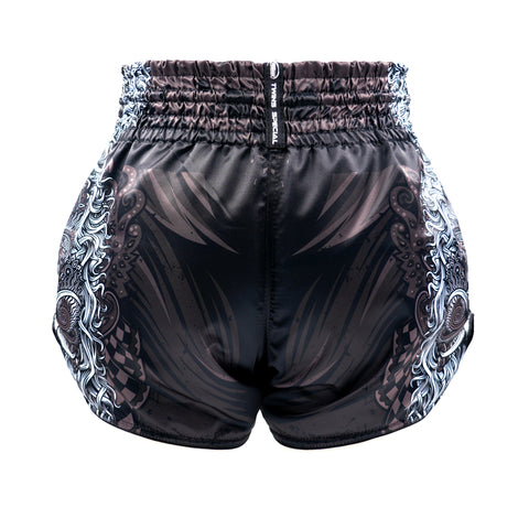 Shorts Muay Thai Style Twins Special TBS Rangda Black