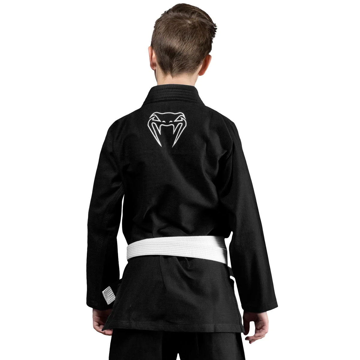 BJJ GI Venum Contender Kids Kimono Black White Belt Included