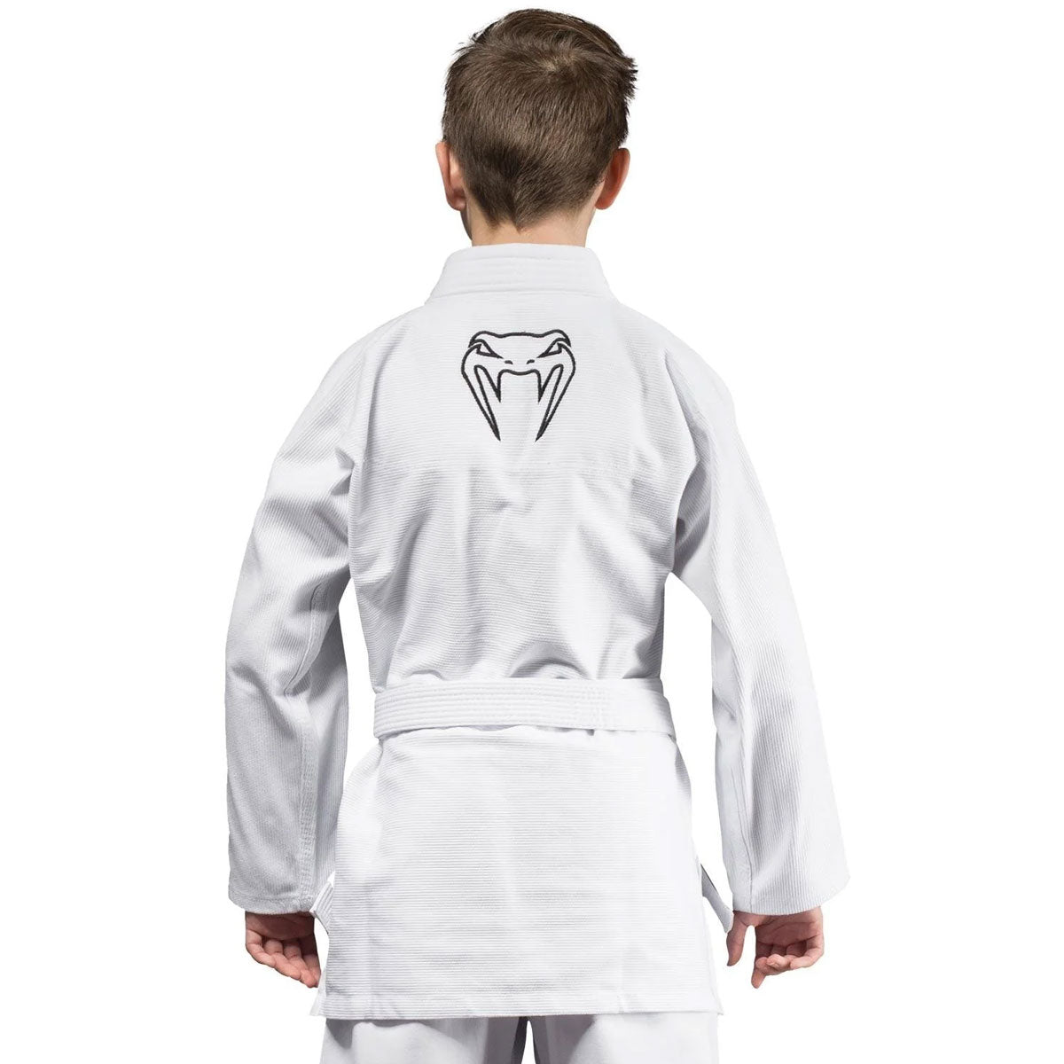 BJJ GI Venum Contender Kids Kimono White White Belt Included