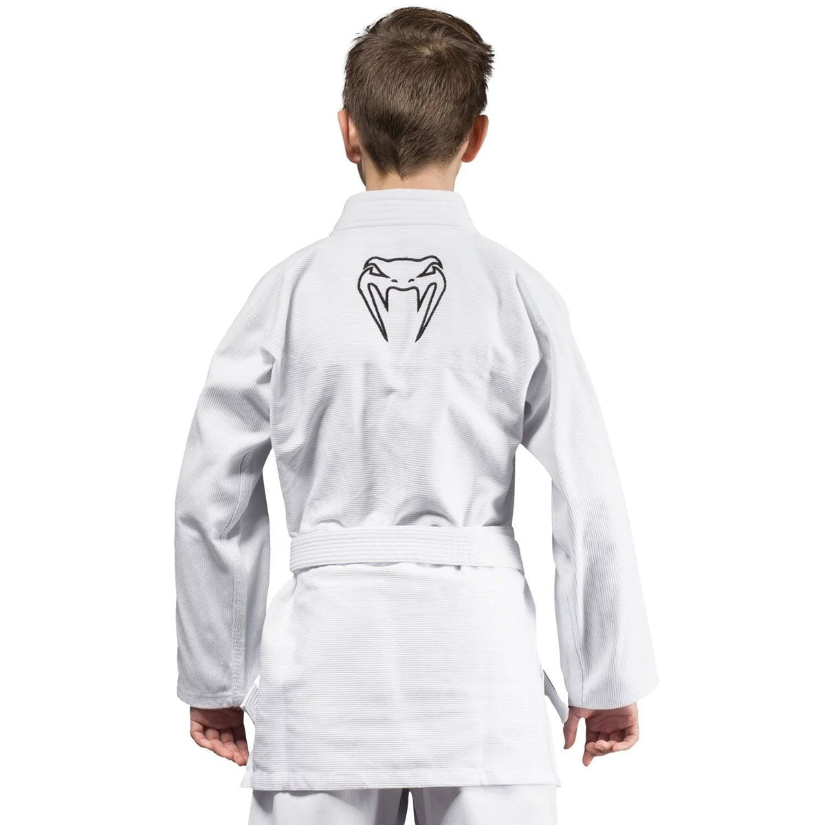 BJJ GI Venum Contender Kids Kimono White (White Belt Included)