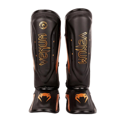 Shin Guards Venum Elite Evo Black/Bronze