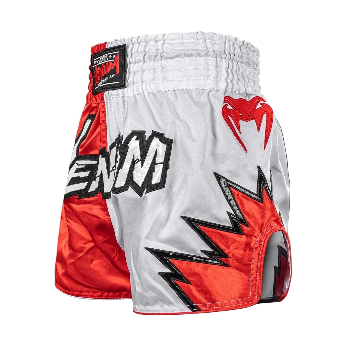 Venum Inferno 2.0 Muay Thai Shorts, Red/White, view 3