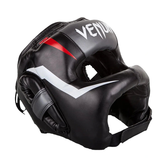 Venum Elite Iron Headgear, Black/White, view 1