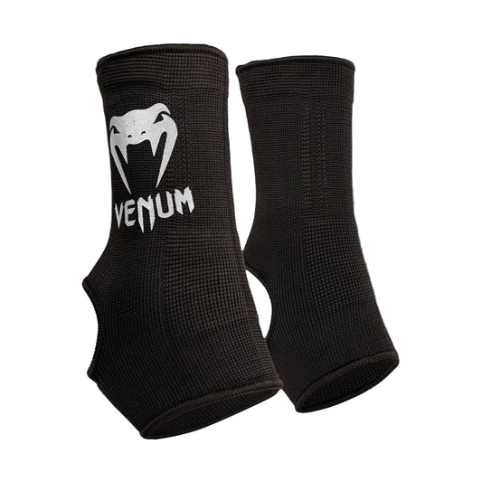 Venum Kontact Ankle Support Guards, Black/Silver, view 1