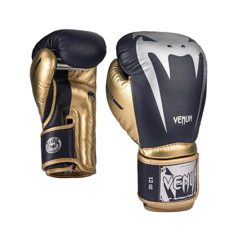Boxing Gloves Venum Giant 3.0 - Nappa Leather Navy/Gold