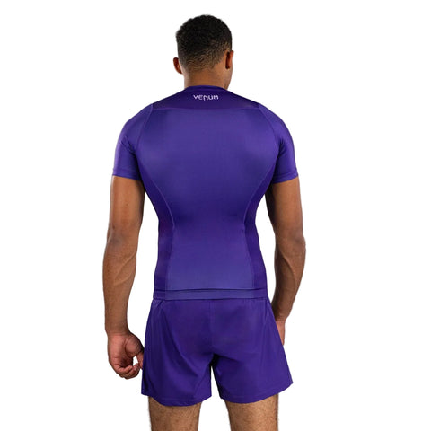 Rash Guard Short Sleeve Venum No Gi Purple