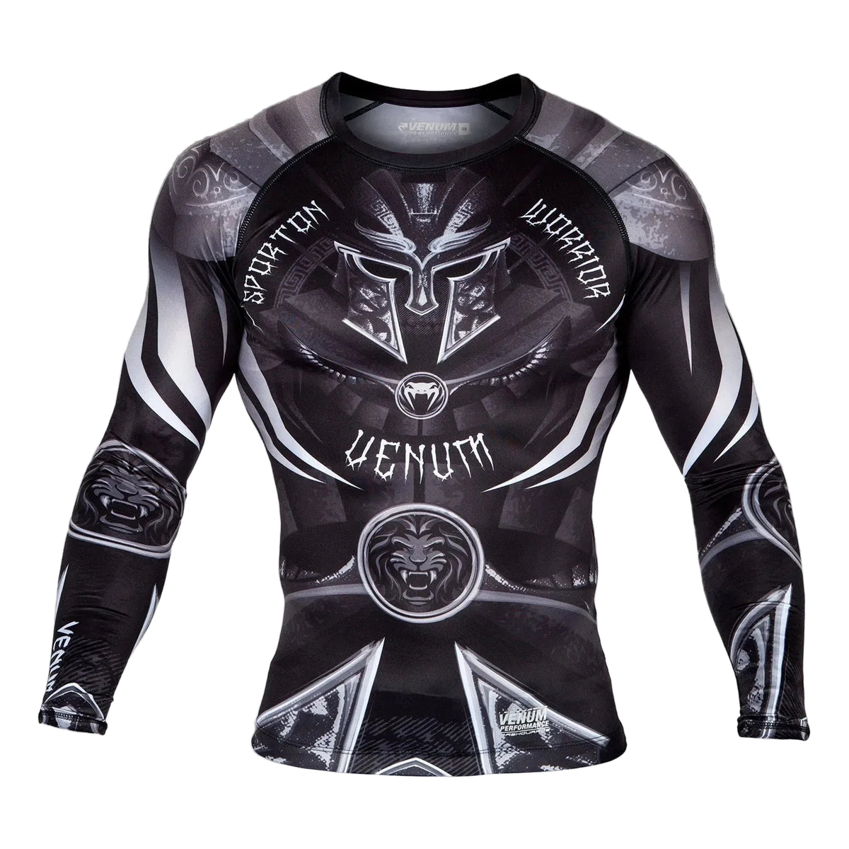 Rash Guard Long Sleeve Venum Gladiator 3.0 Black/White