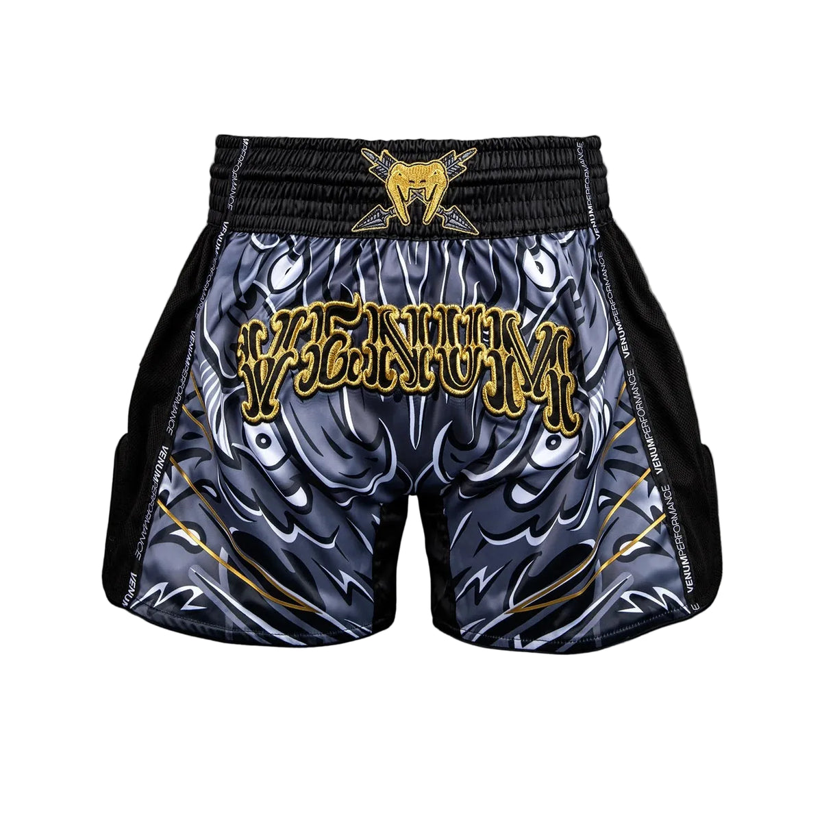 Shorts Muay Thai Style Venum Wolf Atak Black/Grey