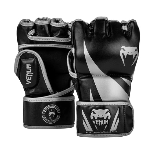 Venum Challenger MMA Gloves, Black/Silver, view 1