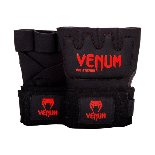 Venum Kontact Gel Quick Wraps, Black/Red, view 1
