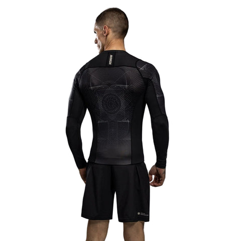 Rash Guard Long Sleeve Venum G-Fit Air Deep Black/Desert Sand