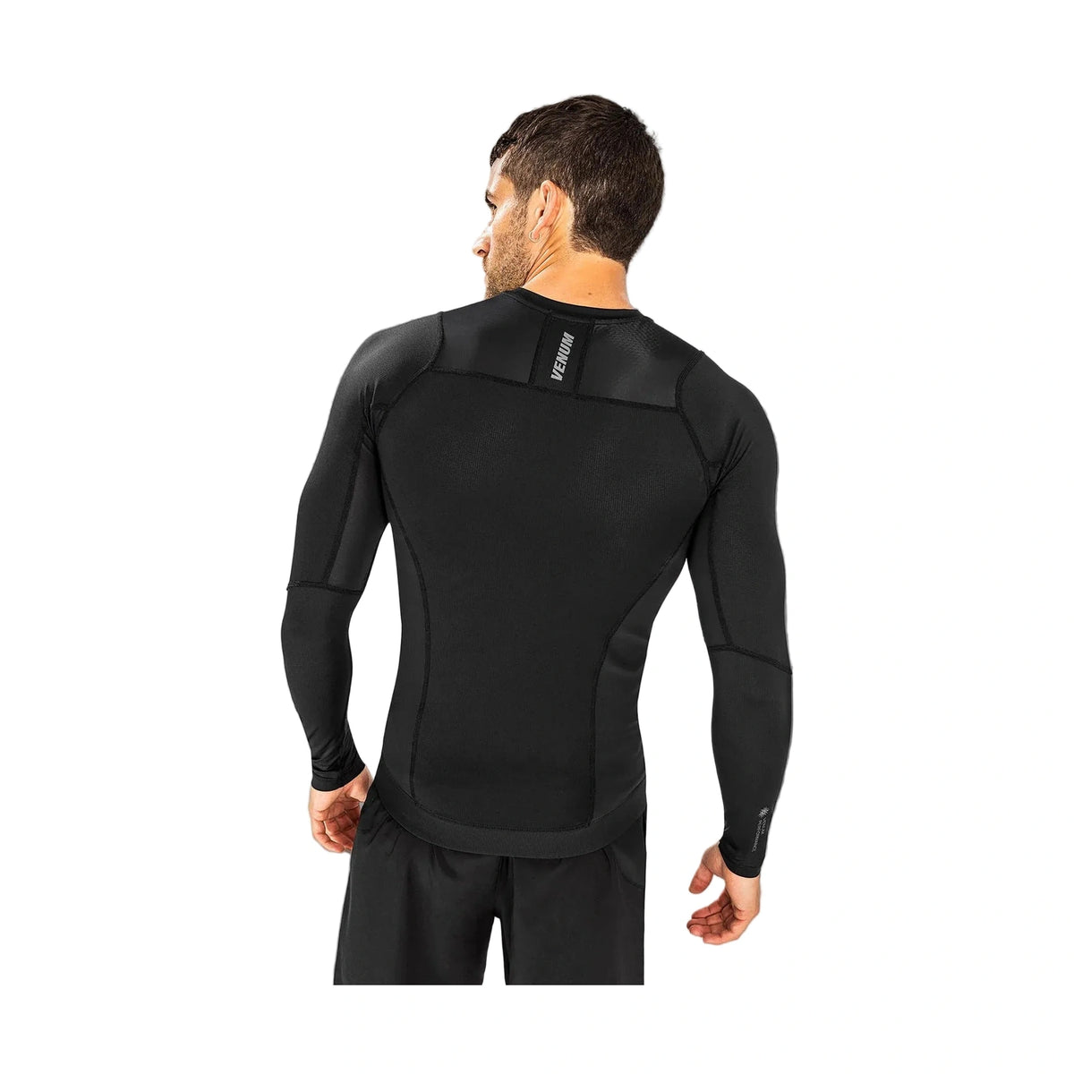 Venum G-Fit Air Long Sleeve Rash Guard, Black, view 2