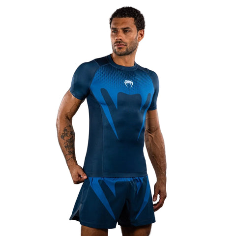 Rash Guard Short Sleeve Venum No Gi Indigo