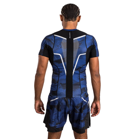 Rash Guard Short Sleeve Venum Electron 3.0 Navy