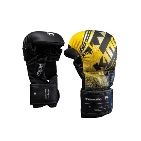 Gloves MMA Venum x TEKKEN 8 KING for Sparring Black/Yellow