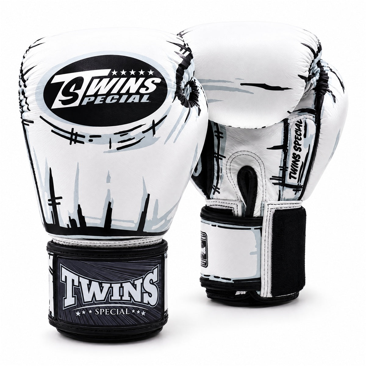 Twins Special FBGV-66 Comic Fancy Boxing Gloves, view 1