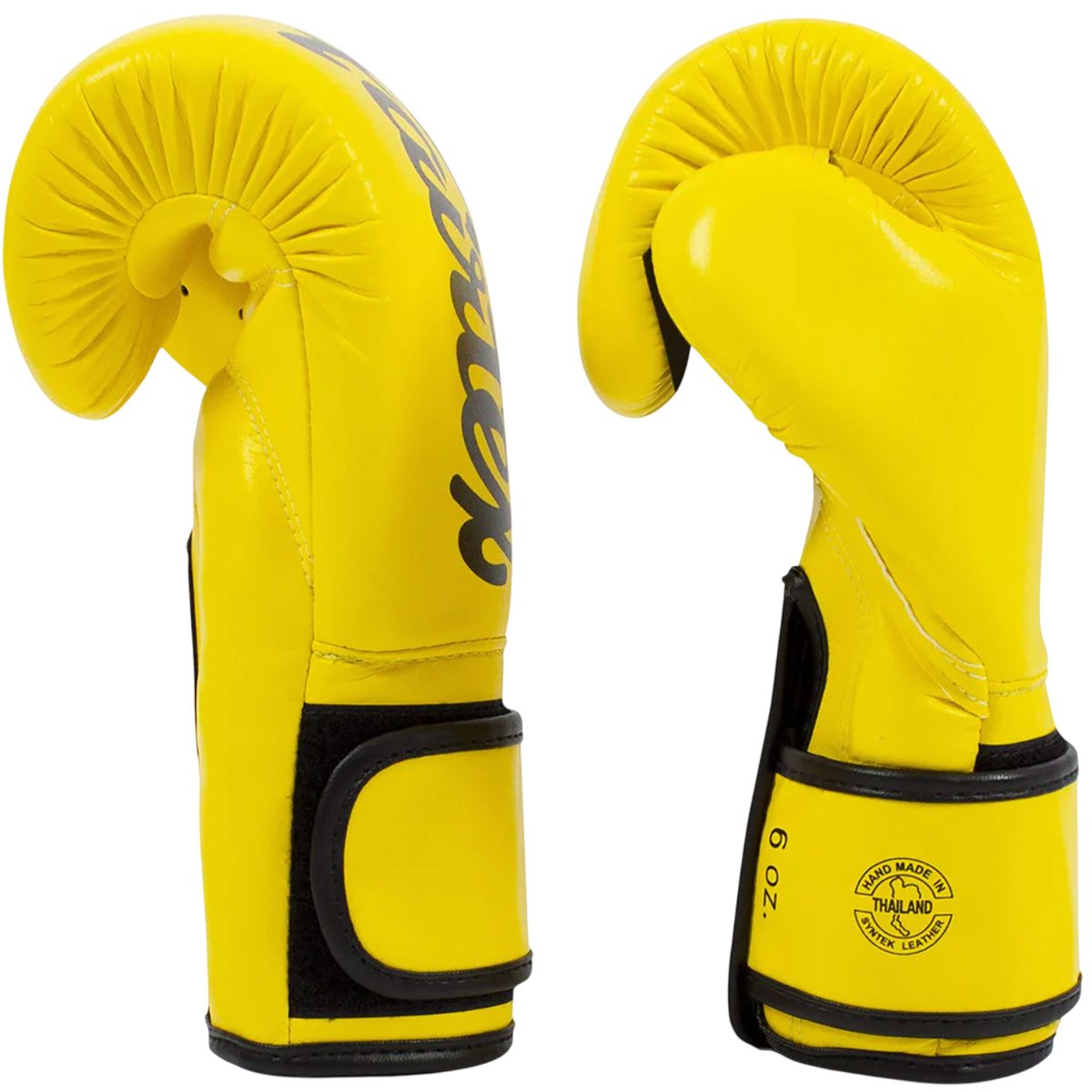 Fairtex BGV14 Yellow Muay Thai Boxing Gloves