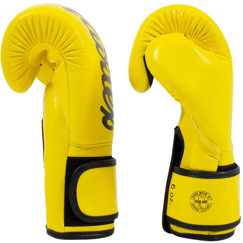 Fairtex BGV14 Yellow Muay Thai Boxing Gloves