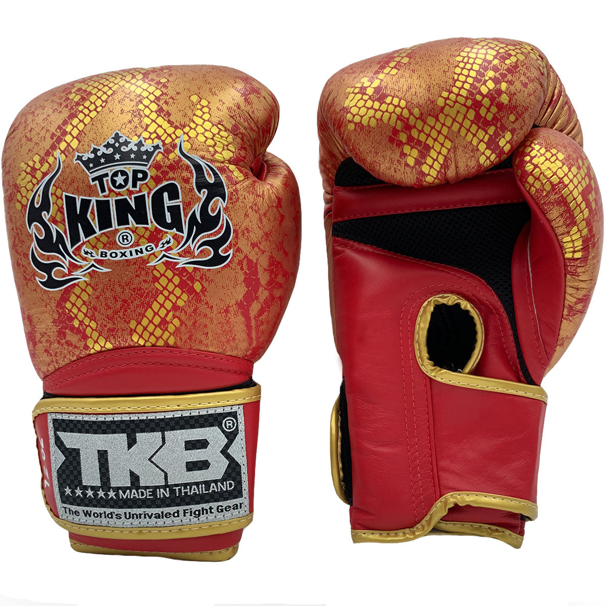 Top King Boxing Gloves TKBGSS-02 Air Red Gold