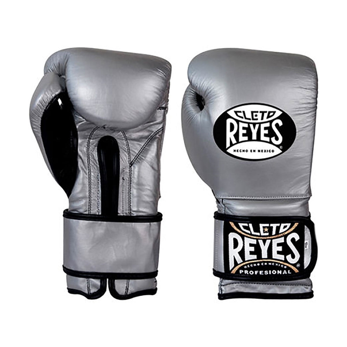 Boxing Gloves Cleto Reyes Hook Loop Closure Silver