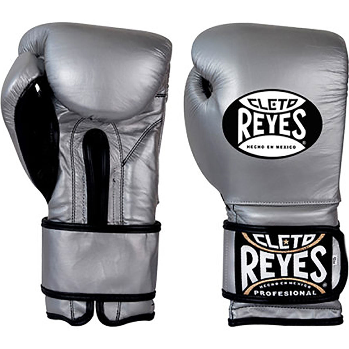 Boxing Gloves Cleto Reyes Hook Loop Closure Silver