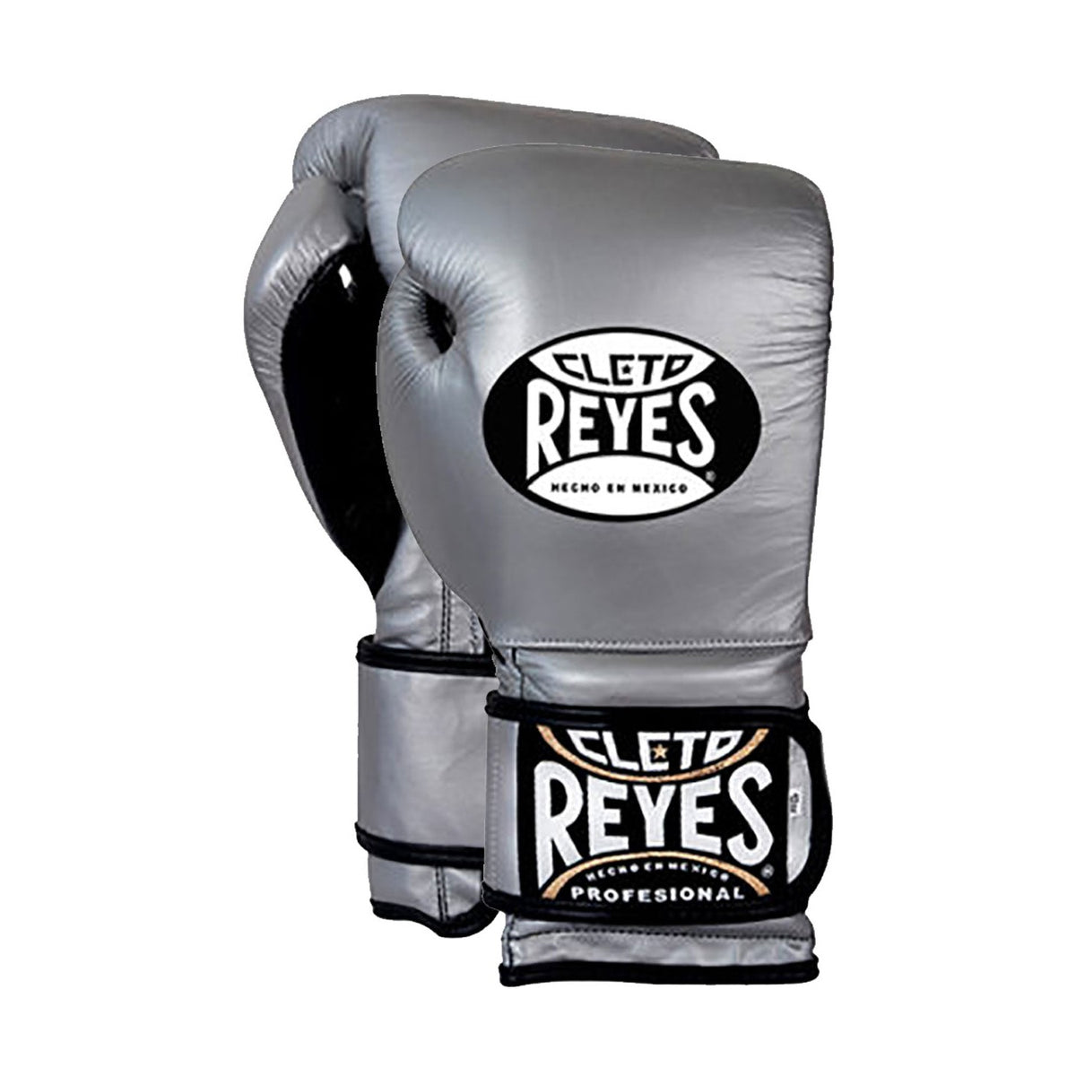 Boxing Gloves Cleto Reyes Hook Loop Closure Silver
