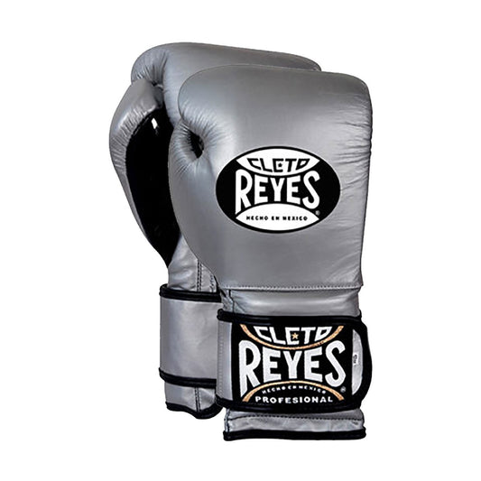 Boxing Gloves Cleto Reyes Hook Loop Closure Silver
