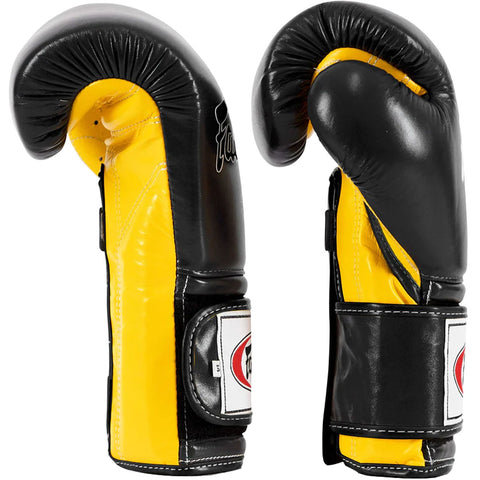 Boxing Gloves Fairtex BGV9 Black Yellow