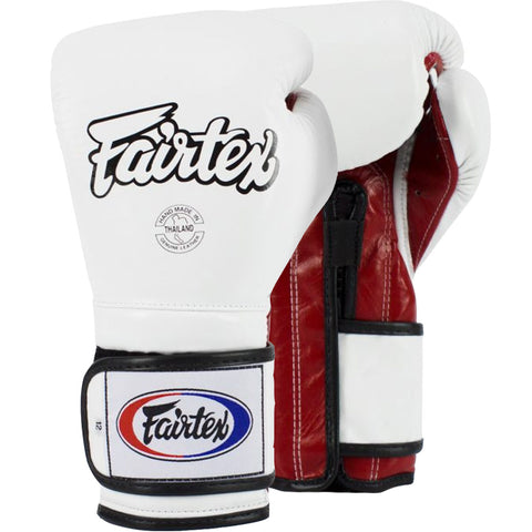 Boxing Gloves Fairtex BGV9 White Red