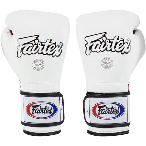 Boxing Gloves Fairtex BGV9 White Red