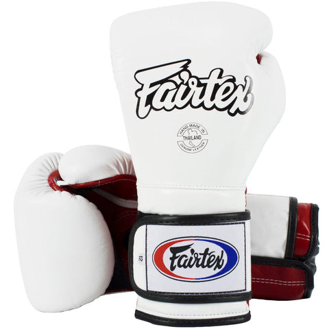 Boxing Gloves Fairtex BGV9 White Red