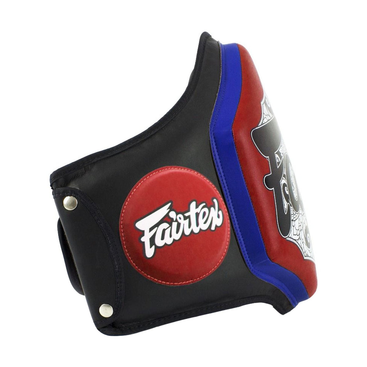 Fairtex BPV3 Belly Pad, Black Red, view 14