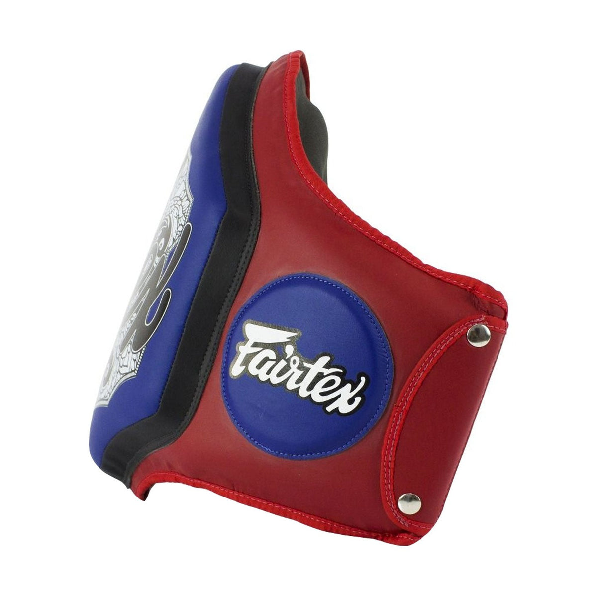 Fairtex BPV3 Belly Pad, Red Blue, view 6