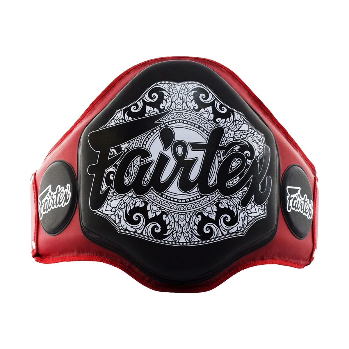 Fairtex BPV3 Belly Pad, Red Black, view 1