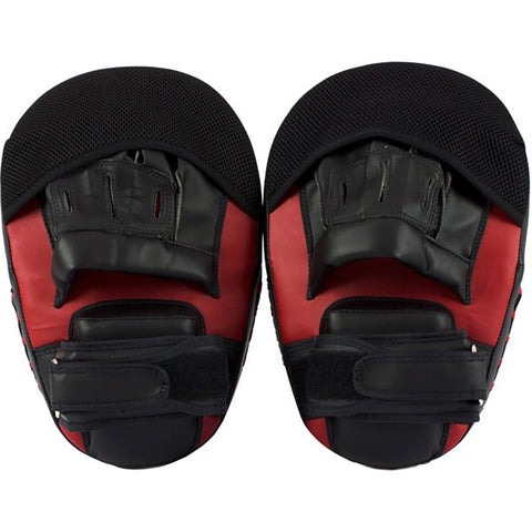 Focus Mitts Fairtex FMV13 Red Black Maximized