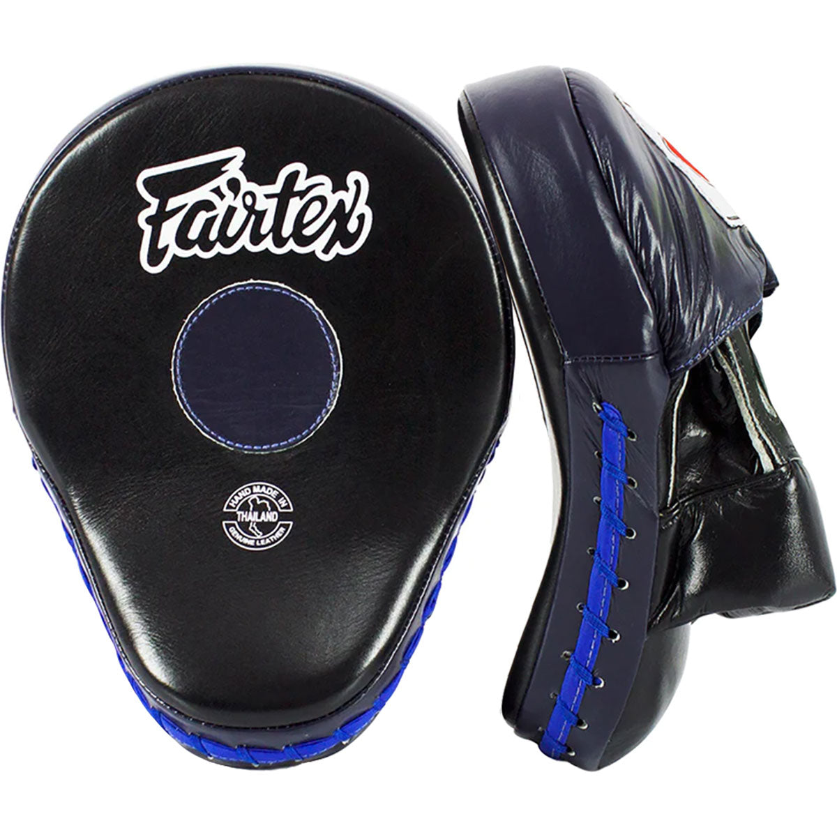 Focus Mitts Fairtex FMV9 Black Blue Contoured