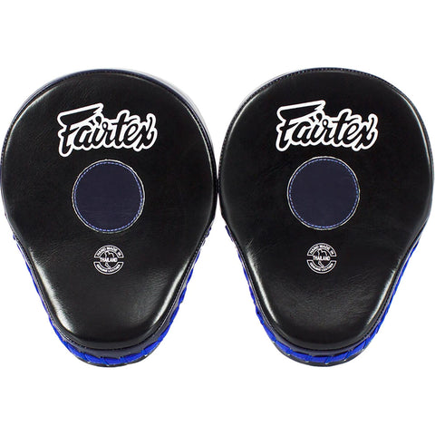 Focus Mitts Fairtex FMV9 Black Blue Contoured