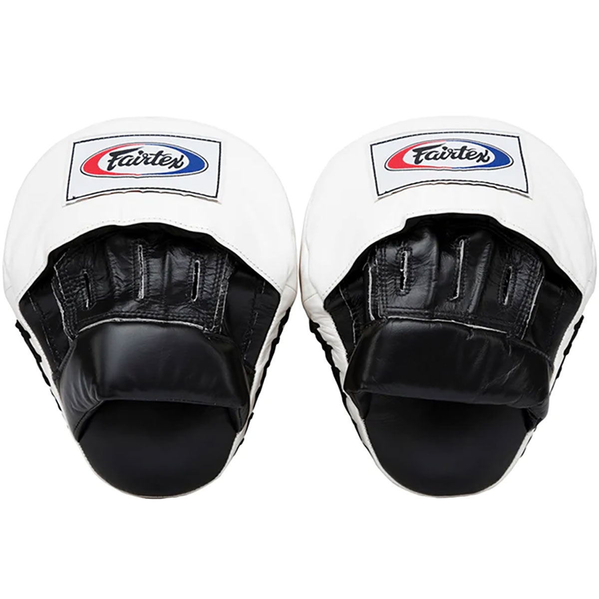 Focus Mitts Fairtex FMV9 Black White Contoured