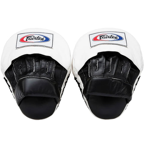 Focus Mitts Fairtex FMV9 Black White Contoured