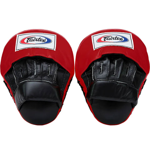 Focus Mitts Fairtex FMV9 Black Red Contoured