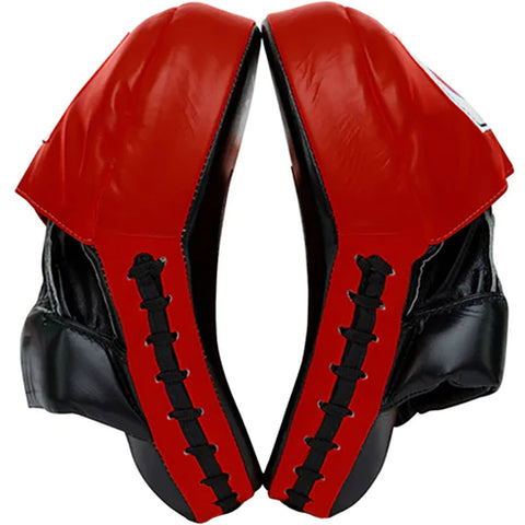 Focus Mitts Fairtex FMV9 Black Red Contoured