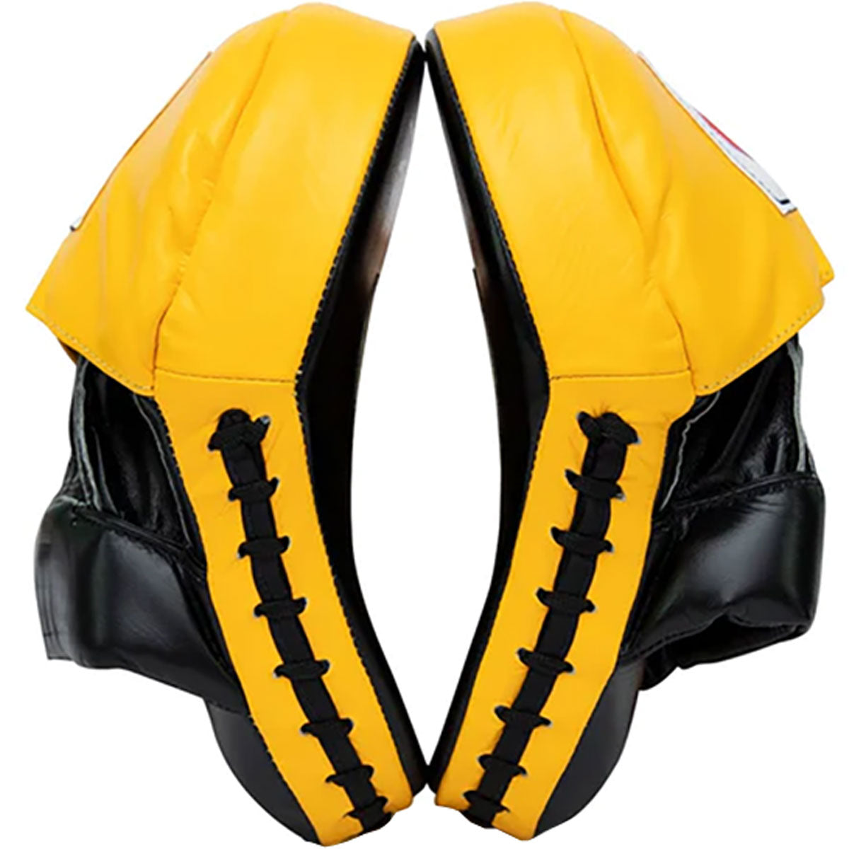 Focus Mitts Fairtex FMV9 Black Yellow Contoured