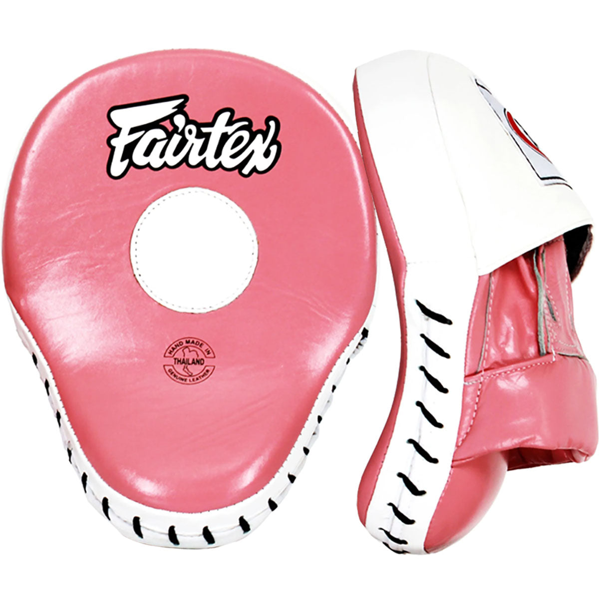 Focus Mitts Fairtex FMV9 Pink White Contoured