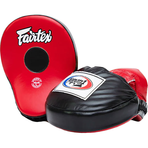 Focus Mitts Fairtex FMV9 Red Black Contoured