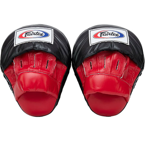 Focus Mitts Fairtex FMV9 Red Black Contoured